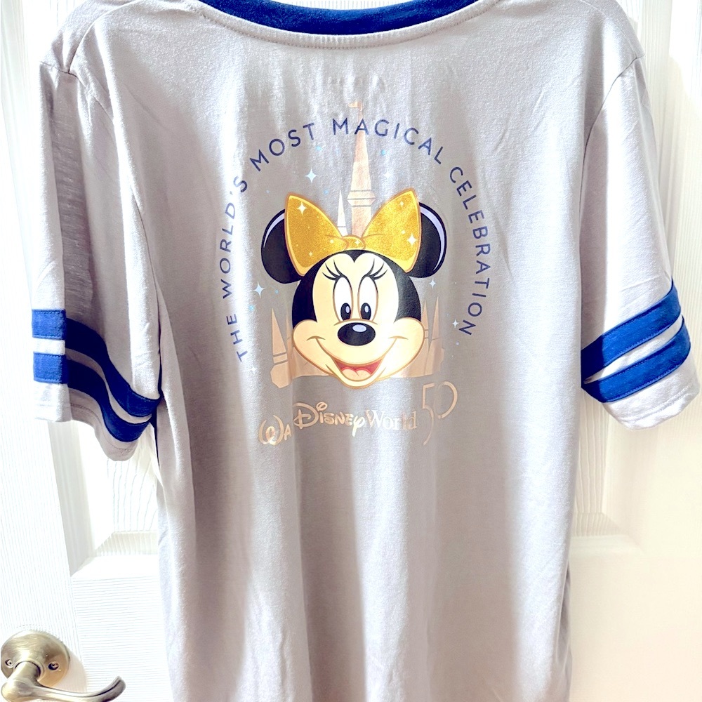 NEW Walt Disney World 50th Celebration Minnie Mouse T-Shirt - XL